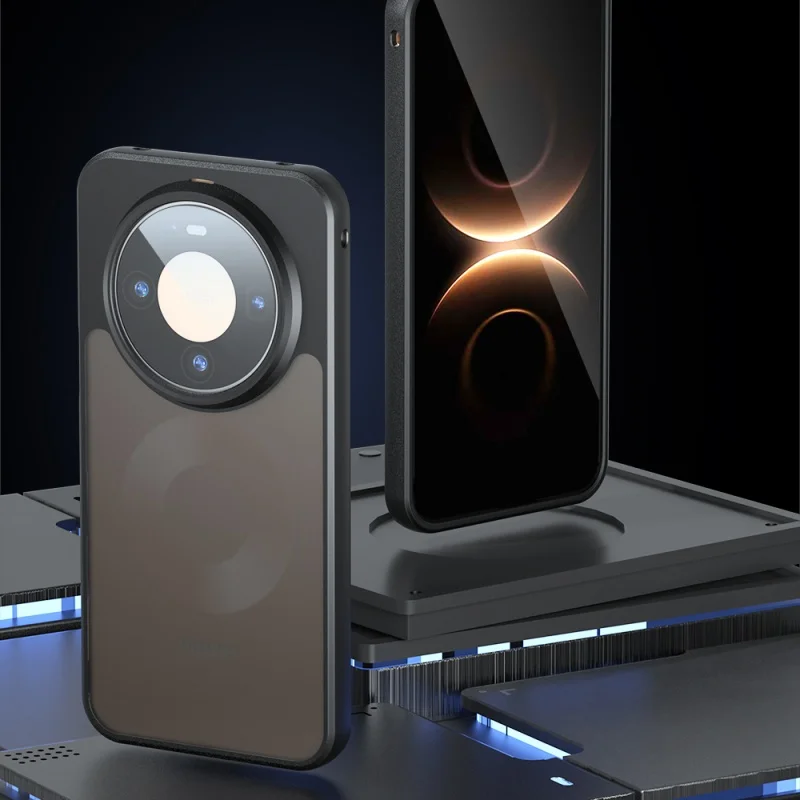 Para Huawei Mate 80 Pro Max funda Huawei Mate 80 Pro Fundas Coque mate transparente a prueba de golpes transparente TPU borde cubierta Huawei Mate 80 - imagen 2