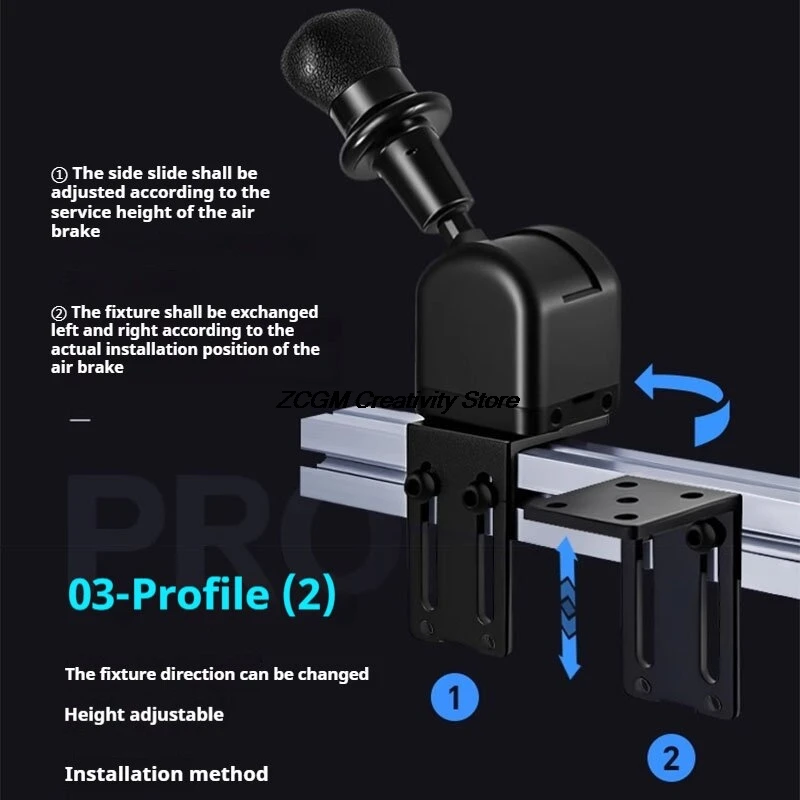 Freno de aire simulado para coche de carreras, juego de camión, freno de aire, efecto de sonido, PC-USB para camión europeo/americano ETS2 para Logitech G27 G29 - imagen 2