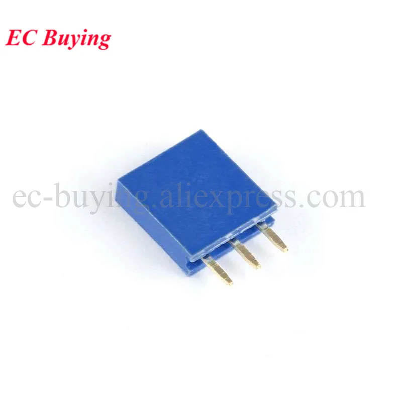 10 Uds. Conector hembra recto de una sola fila de paso de 2,54mm 1X2/3/4/5/6/8/10/16/20/40Pin PCB para Arduino - imagen 2