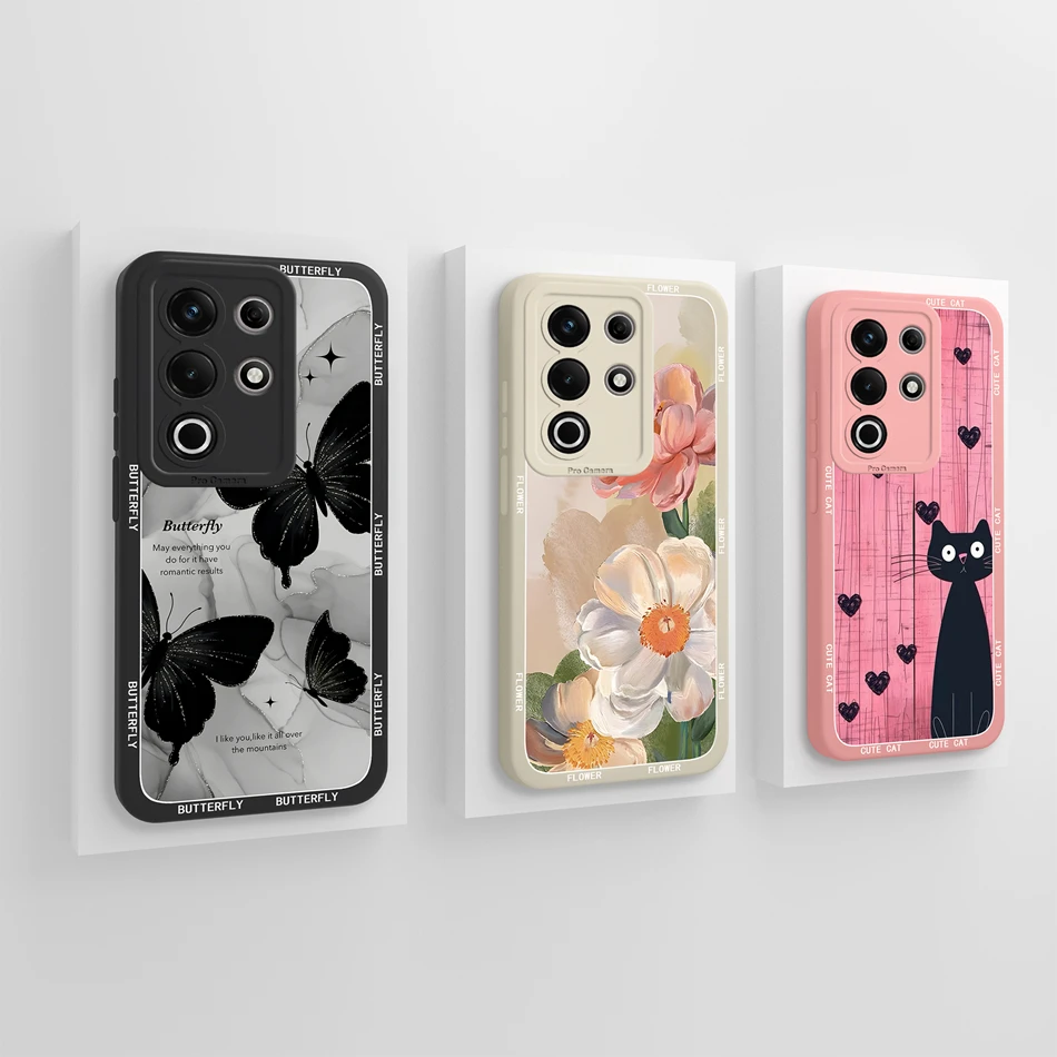 Para itel S25 Ultra funda patrones creativos cubierta de silicona líquida suave para itel S 25 Ultra Fundas parachoques ligero de alta calidad - imagen 5
