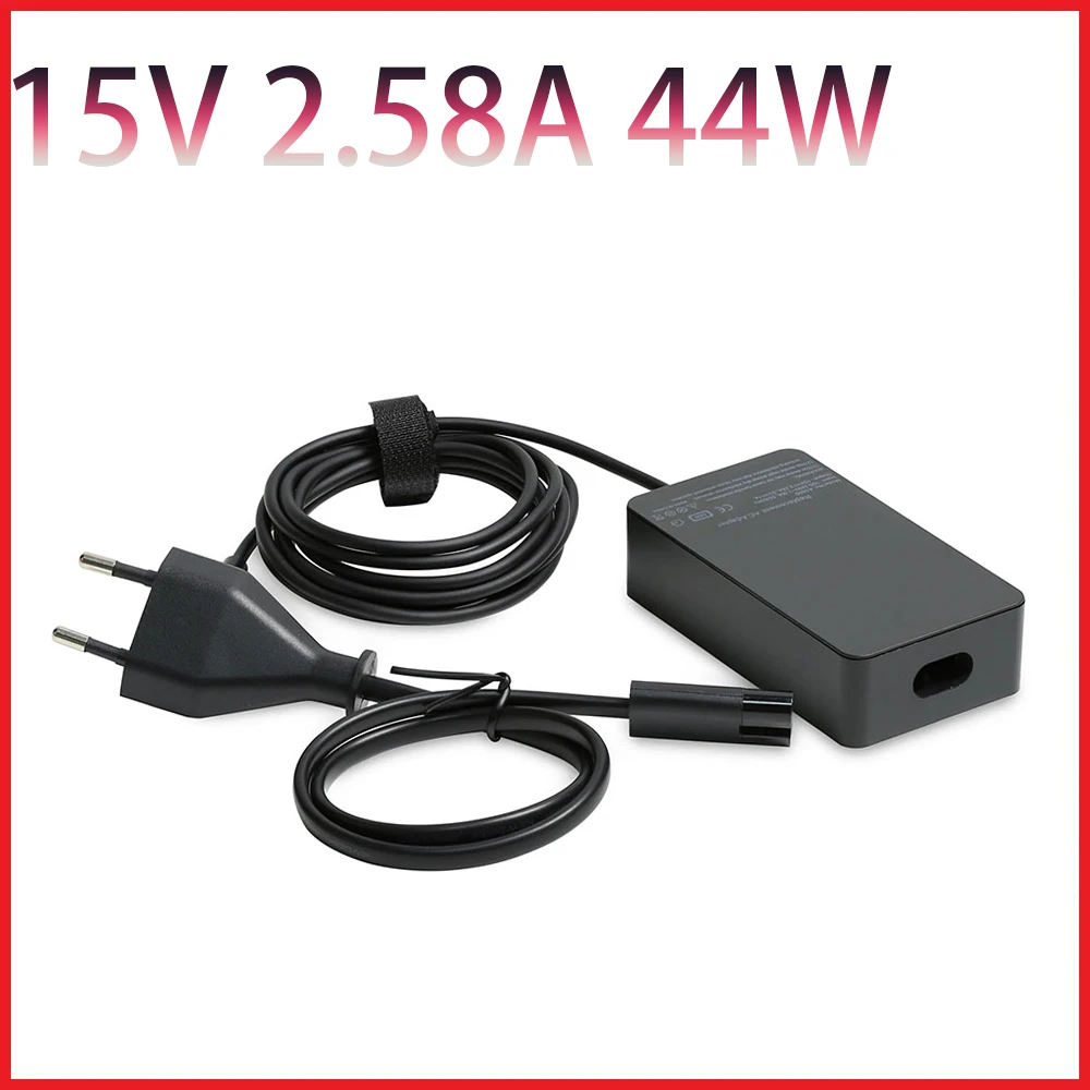 Adaptador de corriente alterna para ordenador portátil, cargador de 15V 2.58A 44W para Microsoft 1796 1769 1800 New Surface Book Pro 3 Pro 4 Pro 5 Pro 6
