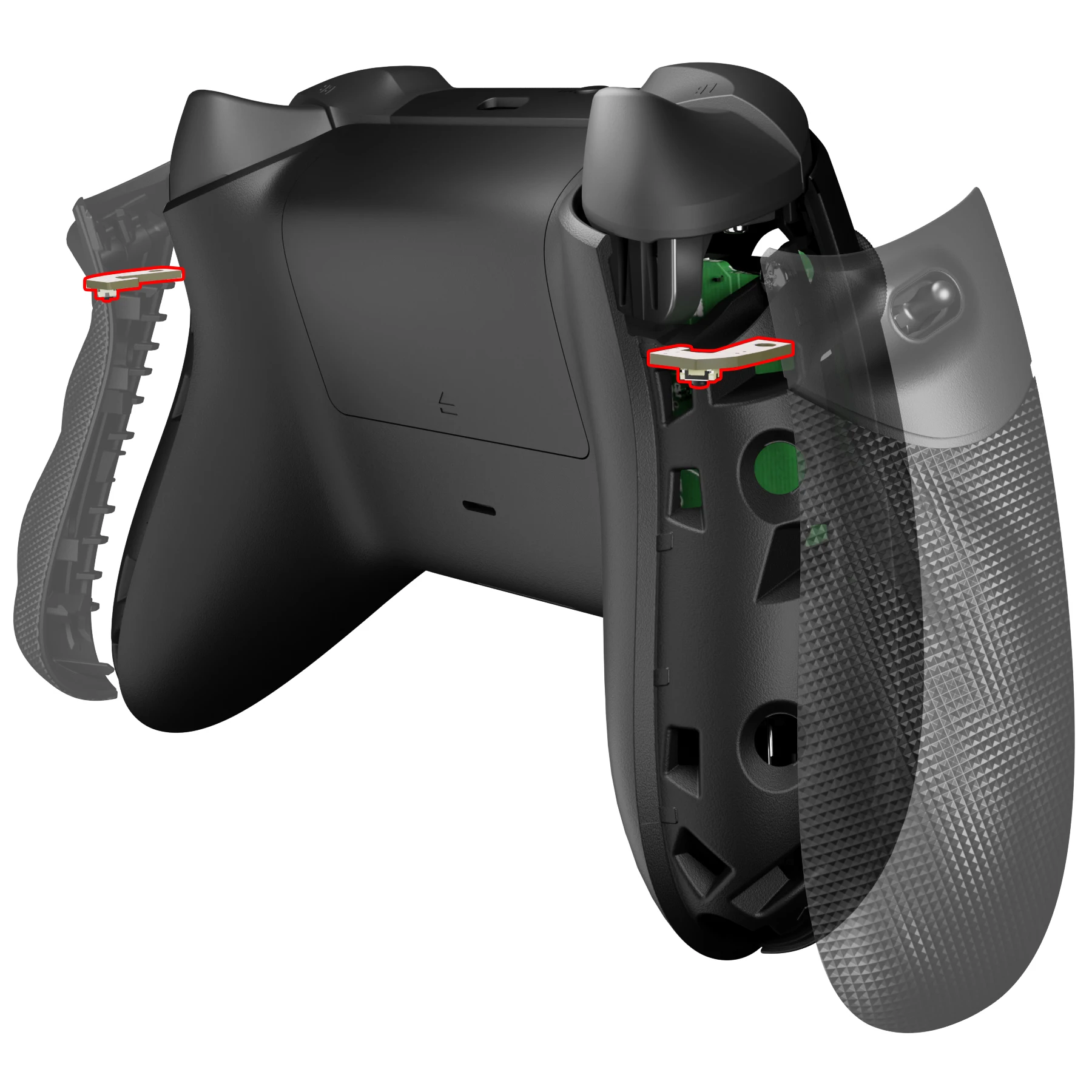 Kit Clicky de repuesto para controlador inalámbrico Xbox Core, Flexor Trigger Stopper Side Rail Grips, versión Clicky, DIY - imagen 4