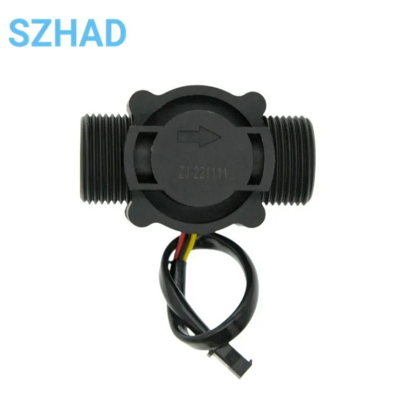Contador de Sensor de flujo de agua, medidor FS300A 1-60L/min G3/4 DC 5-24V - imagen 3