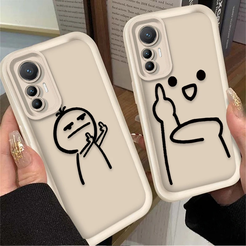 Funda blanda de amigo divertido de dibujos animados para Xiaomi Poco C65 X7 X6 F6 F5 X5 X3 NFC F3 M6 Pro 4G Mi 13 12 11 Lite 5G 14 13T 12T 11T 14T Pro