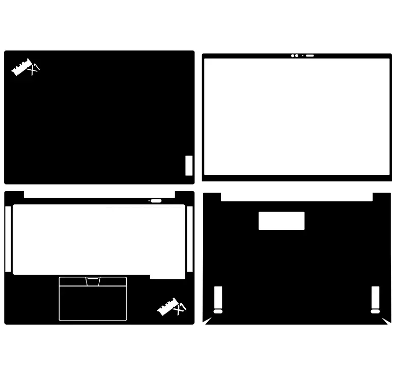 Cubierta de pegatina de piel precortada para 2024 Thinkpad X1 Carbon Gen 12 11 10 2023 2022 Gen 9 2020 2019 X1 Carbon Gen 7 6 5 4 2018 2017 - imagen 3