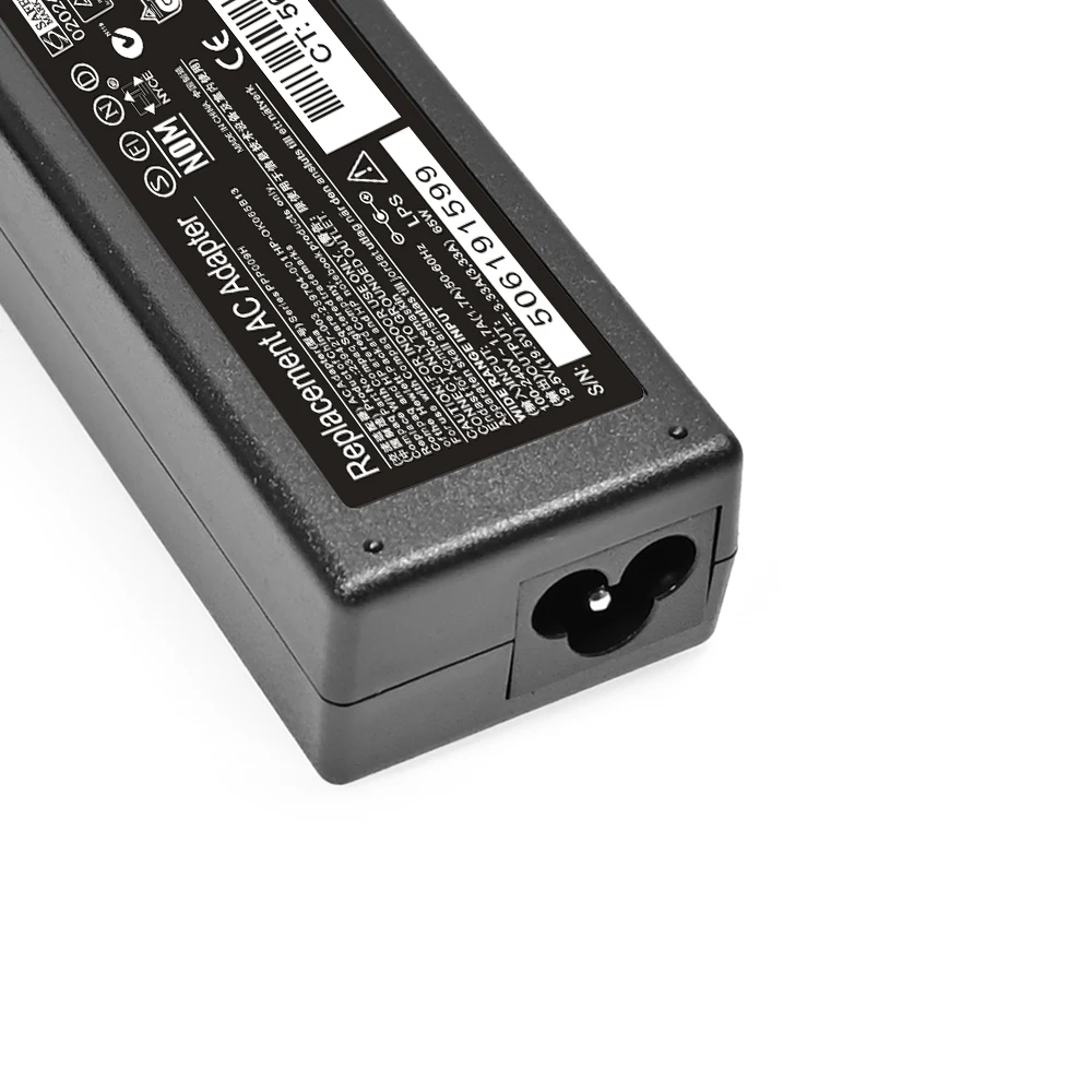 Cargador de ordenador portátil de 19,5 V, 3,33a, 65W, para HP Pavilion11 12 15 ENVY 13 X360 Elitebook 430 440 840 850 845 G3 G4 G5, cable de alimentación adaptador de CA - imagen 5
