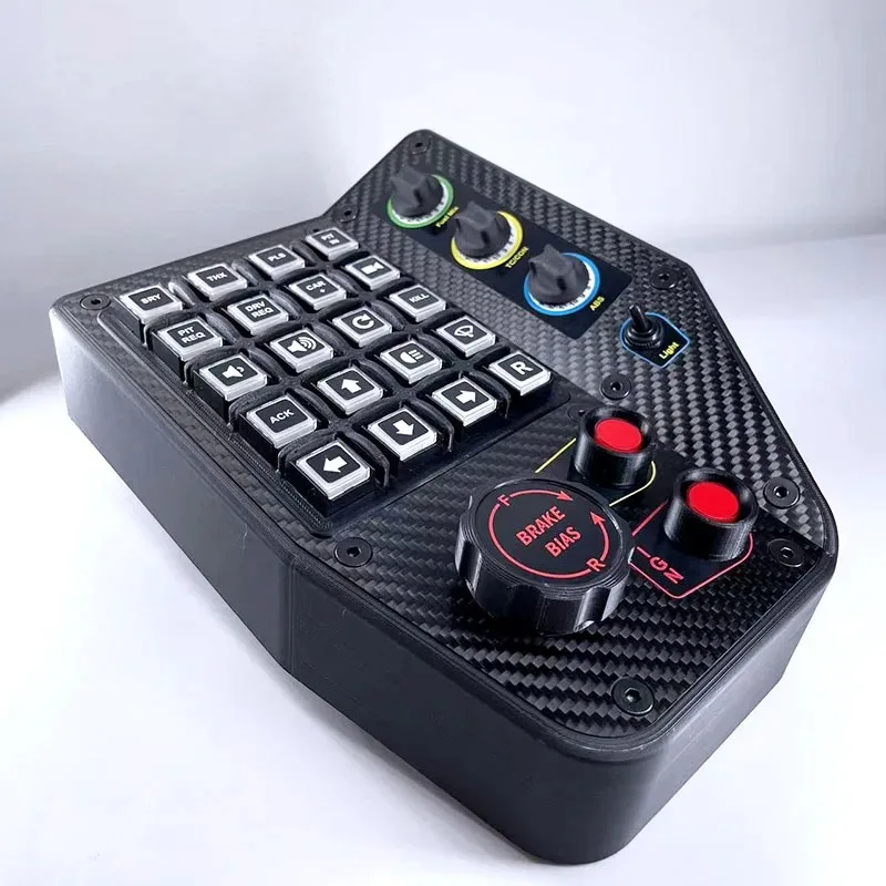 For Fanatec Thrustmaster Logitech PC USB Simulation Racing Instrument Center Control Button Box For Truck ETS2 Hub Simracing - imagen 4