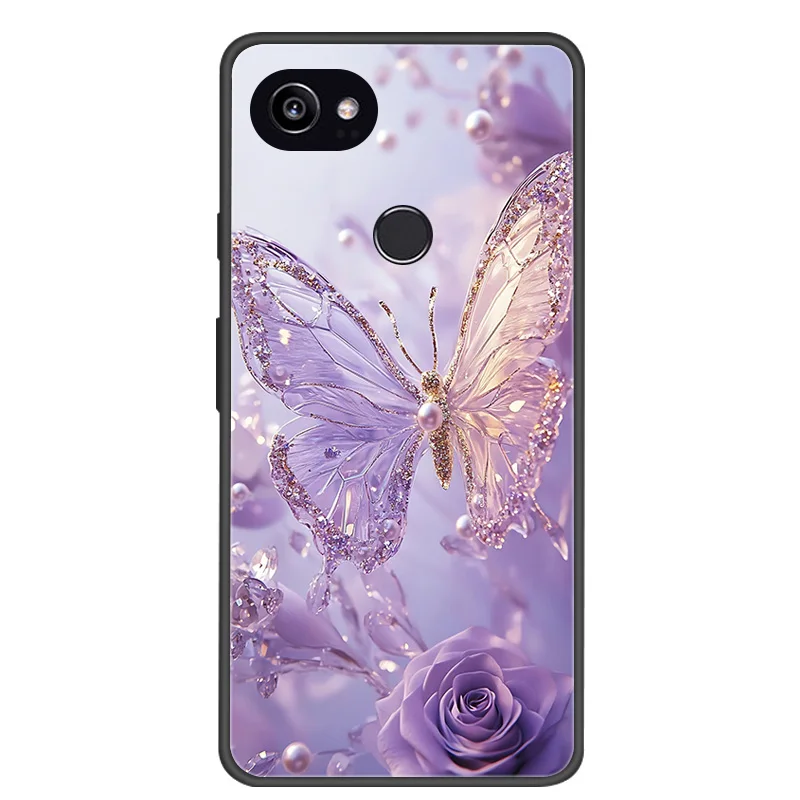 Para Google Pixel2 Pixel 2 3A XL funda trasera de silicona mate suave de mármol para Google Pixel 2 XL 2XL 3 3XL carcasa completa para teléfono - imagen 2