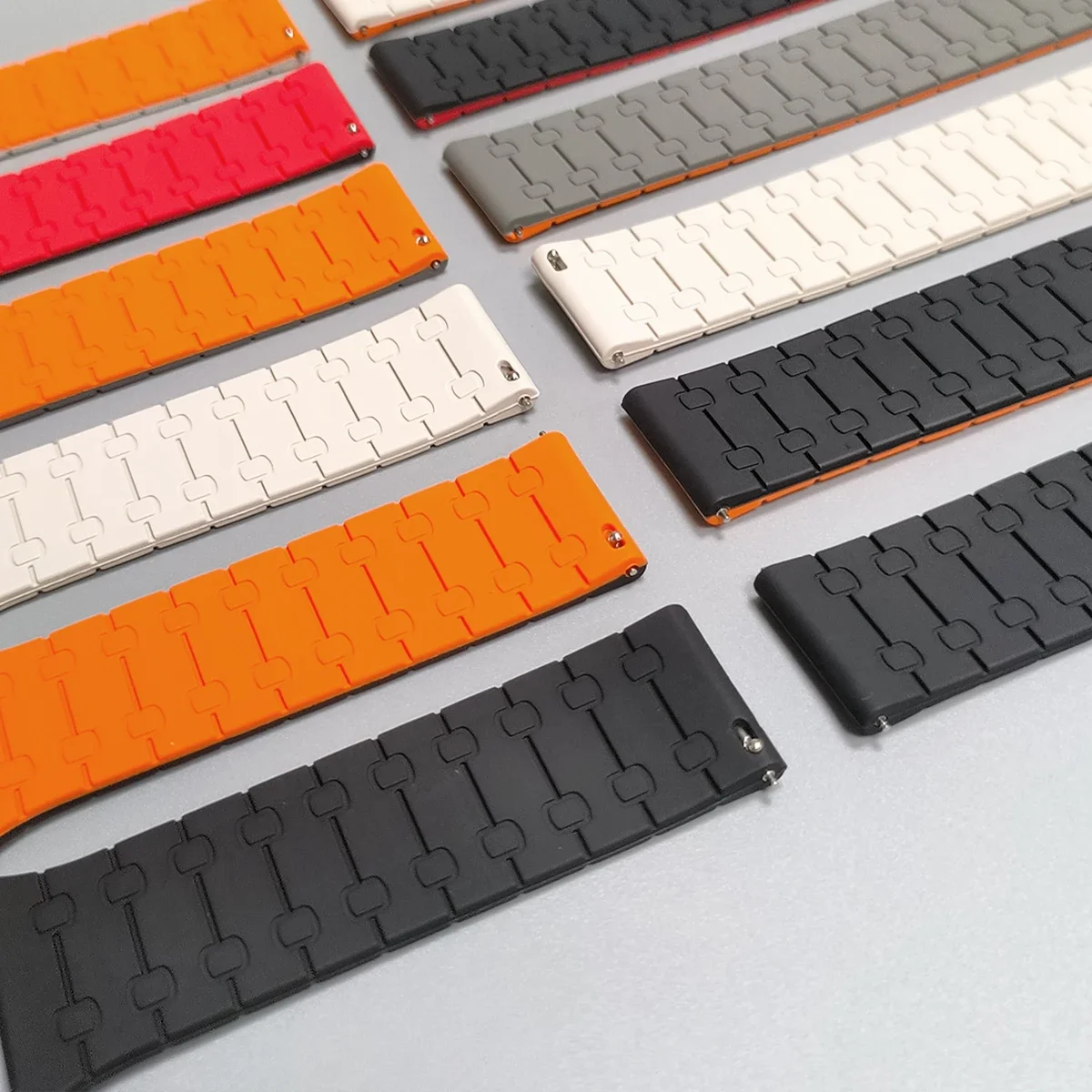 Correa de silicona de 22mm para POLAR Grit X2 X Pro Titan, pulsera de repuesto con bucle magnético para POLAR Vantage M3 M2 M V3, correa de reloj - imagen 3