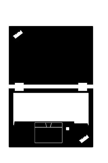 Precortado 1xTop + 1xPalmrest pegatina de piel película de cubierta para X390 Yoga P40 Yoga 260 370 L380 X380 Yoga 460 X1 Tablet Gen 1/2