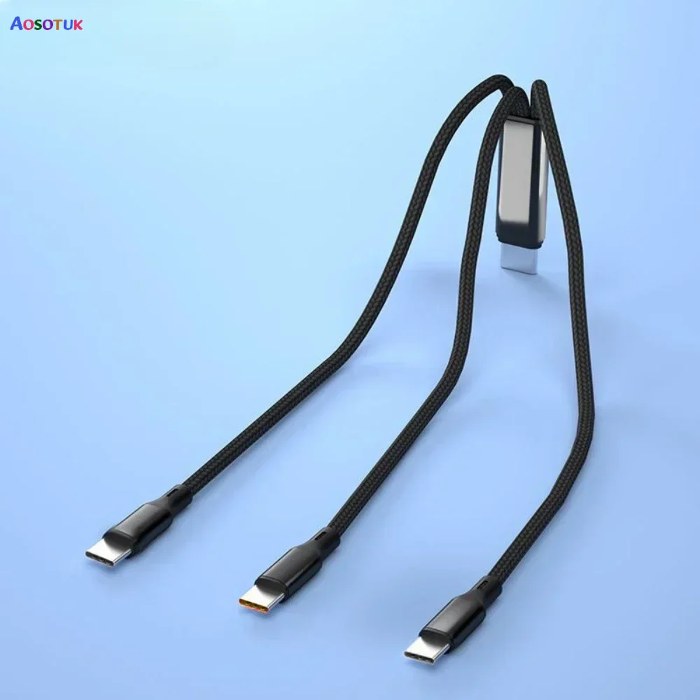 Cable USB tipo C 3 en 1, Cable de carga USB C a tipo C para ipone, Samsung, Huawei Mate60, Xiaomi, Cable Micro USBC 3 en 1, 0,2 M/1,2 M - imagen 2