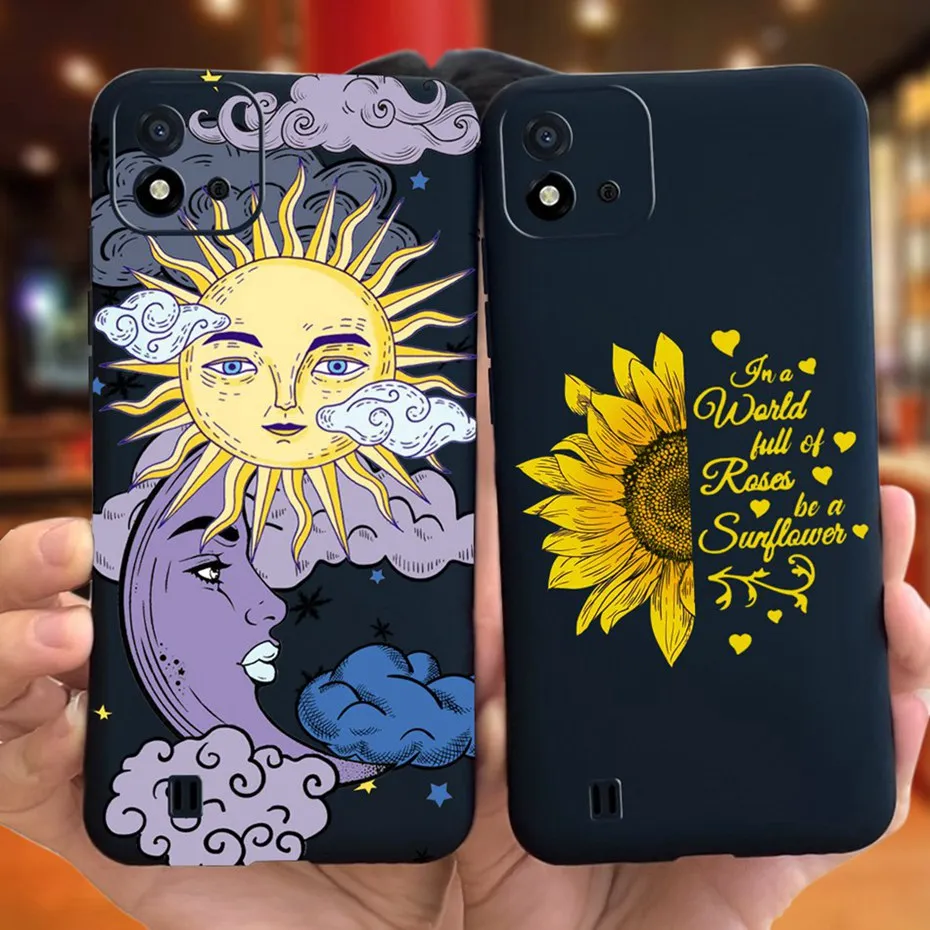 Funda trasera de silicona para Realme C11 2021, carcasa suave de TPU a la moda para Realme C11 C 11 2020 2021 RMX3231 RMX2185 - imagen 2