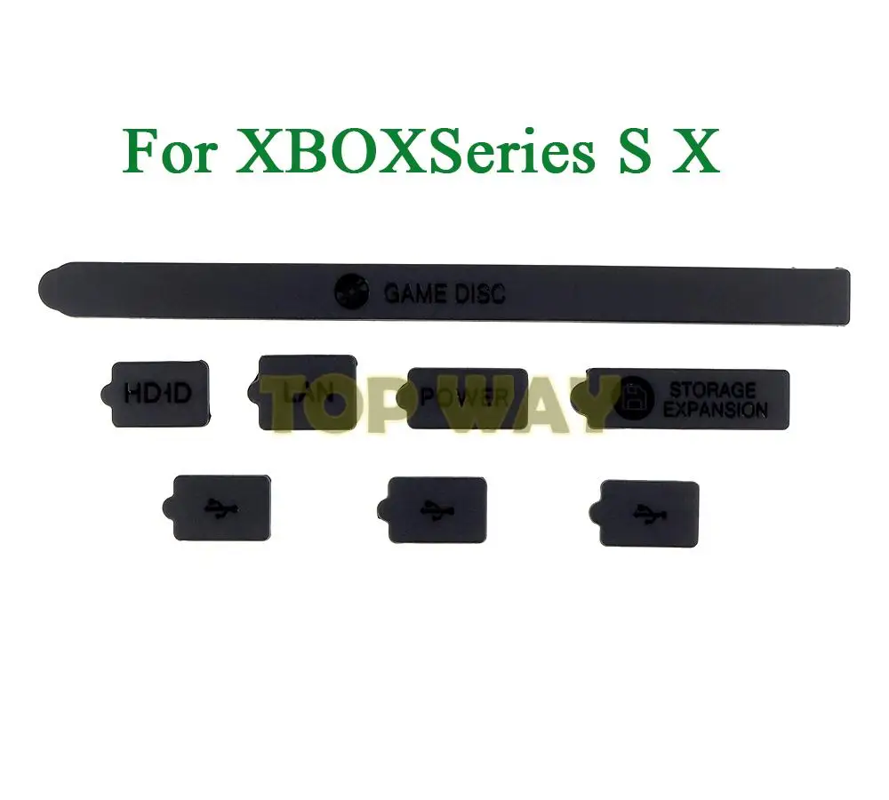 Juego de tapones antipolvo para XboxSeries S, Kit de tapón de filtro de malla a prueba, tapones de silicona para accesorios Xbox Series X, 1 Juego - imagen 2