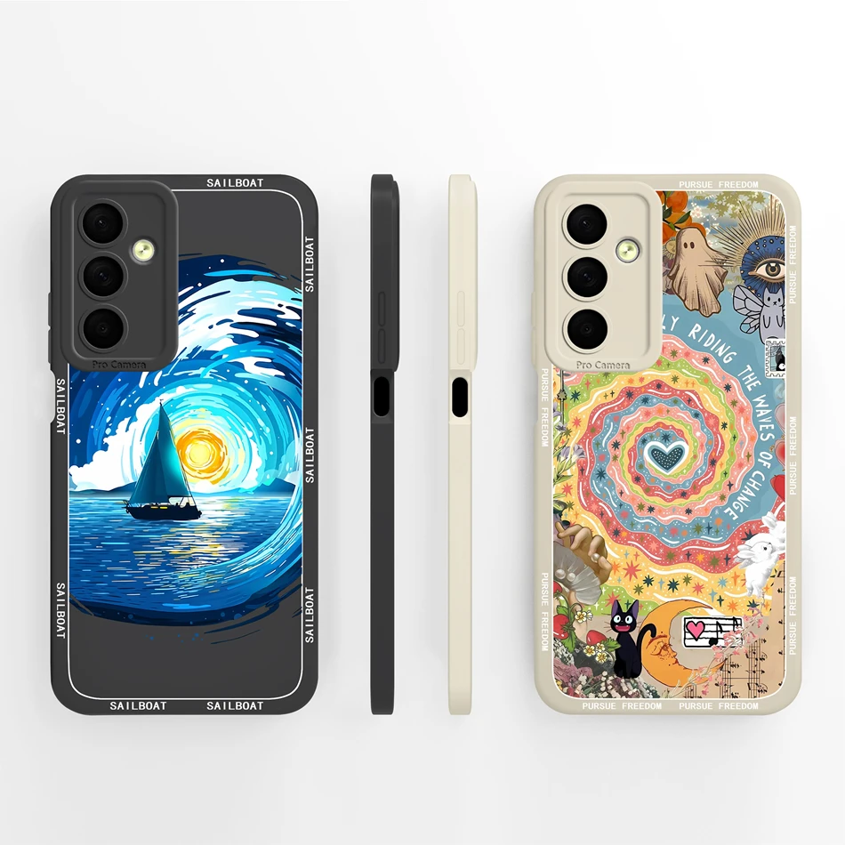 Para Samsung Galaxy F54 F56 F34 5G funda de teléfono bonita mariposa funda de silicona suave de alta calidad para GalaxyF 54 F 56 F 34 carcasa - imagen 5
