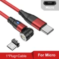 Red USB C to Micro