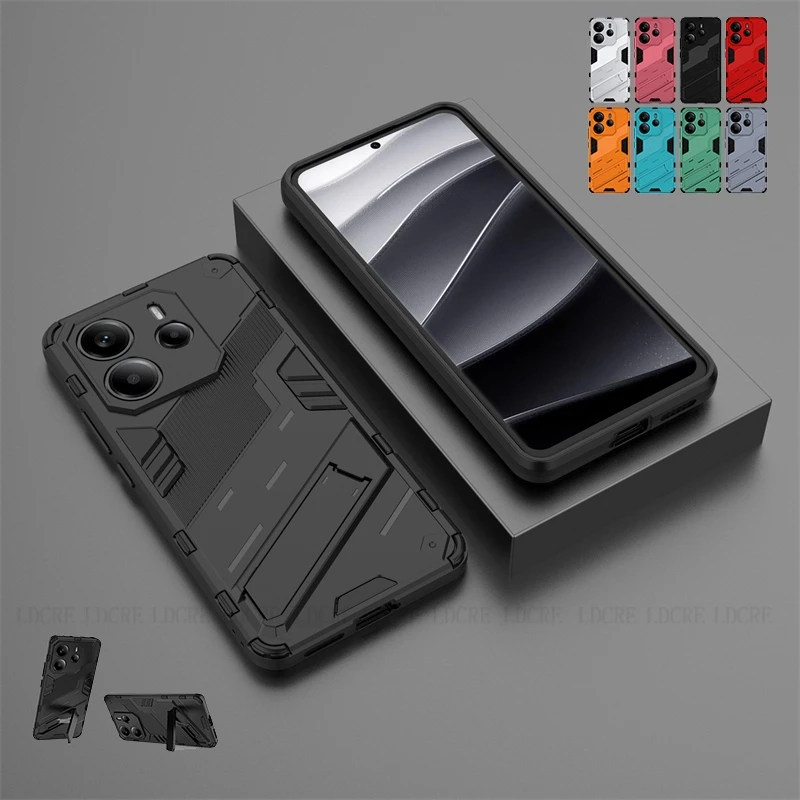 Para Redmi Note 14 4G funda Xiaomi Redmi Note 14 4G Capas armadura trasera a prueba de golpes soporte de parachoques de teléfono Fundas Redmi Note 14 4G