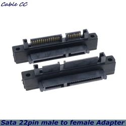 Adaptador SAS SATA 22 pines macho a hembra 90° para HDD SSD