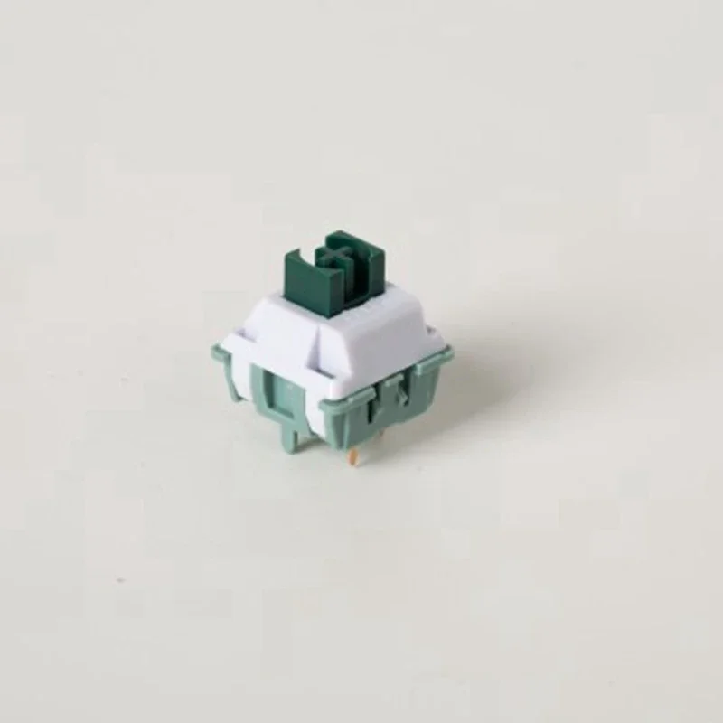 FEKER interruptor de repollo Esmeralda, conmutador de teclado mecánico personalizado, 5 pines, HIFI, 60GF, lubricación fina de fábrica, resorte de 20mm - imagen 5