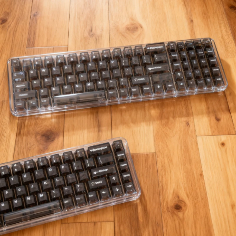 Teclas de teclado de PC transparentes, perfil Cherry, compatibles con teclados de diseño 61/68/75/87/980, 129 teclas de repuesto para bricolaje - imagen 5