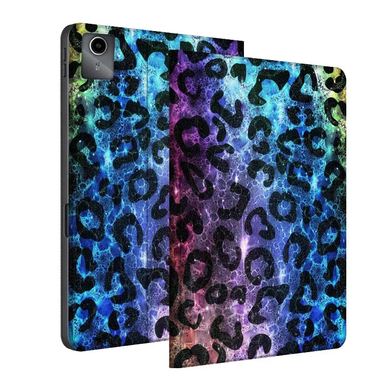 Geometric Art leopard print For Lenovo Pad Tab Legion Xiaoxin Y900 Y700 K10 M10 P11 3rd Pro GT Plus Gen Cover Tablet Case - imagen 5