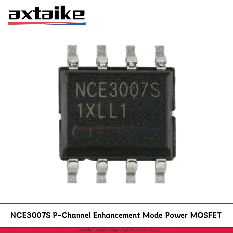 10 Uds NCE3007S SOP-8 6.5A 30V 3,1 W modo de mejora de canal P MOSFET de potencia SMD IC