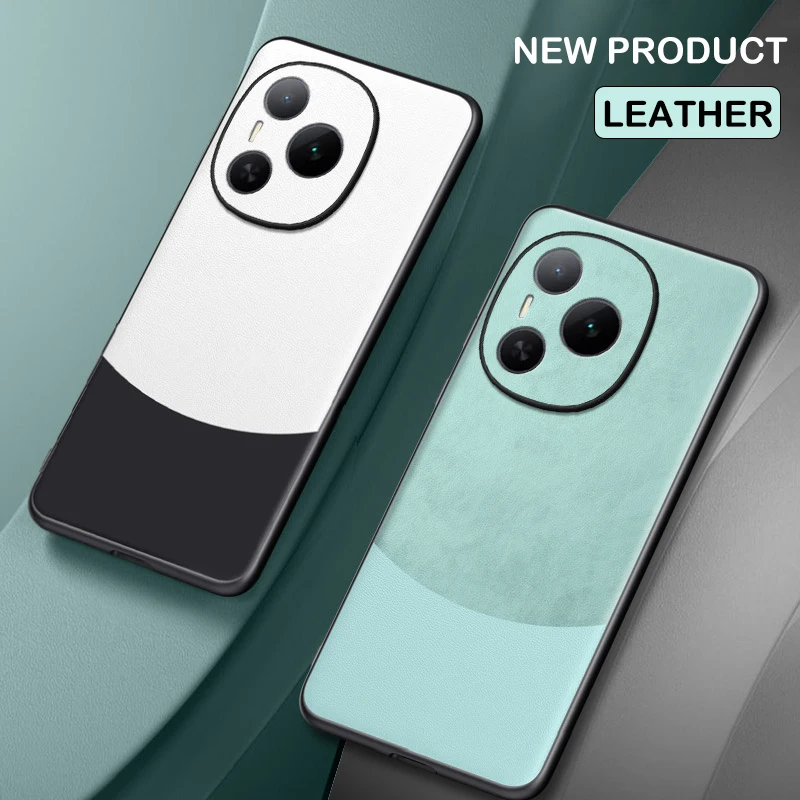 Funda de cuero para Huawei Honor Power 5G, patrón de empalme, protección de silicona, funda dura a prueba de golpes para teléfono HonorPower 5G DVD-AN00 - imagen 3