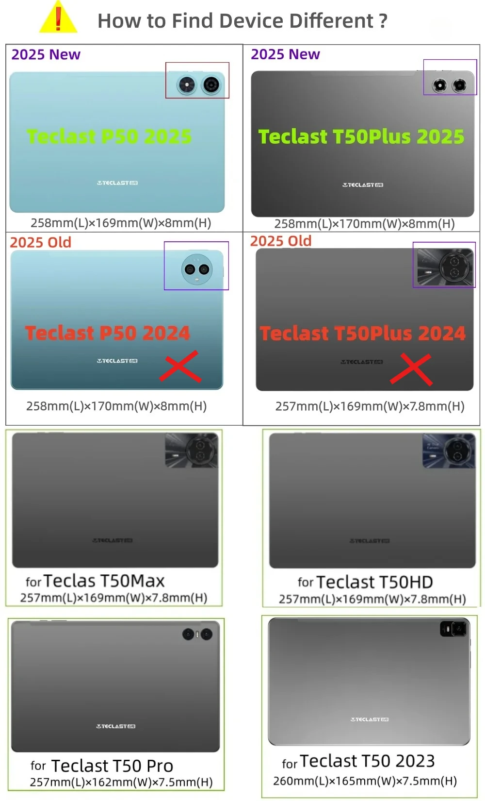 Funda inteligente para tableta Teclast T50HD T50 Max Pro, soporte plegable, funda trasera de Tpu suave de cuero PU para Teclast P50 T50Plus 2025 - imagen 2