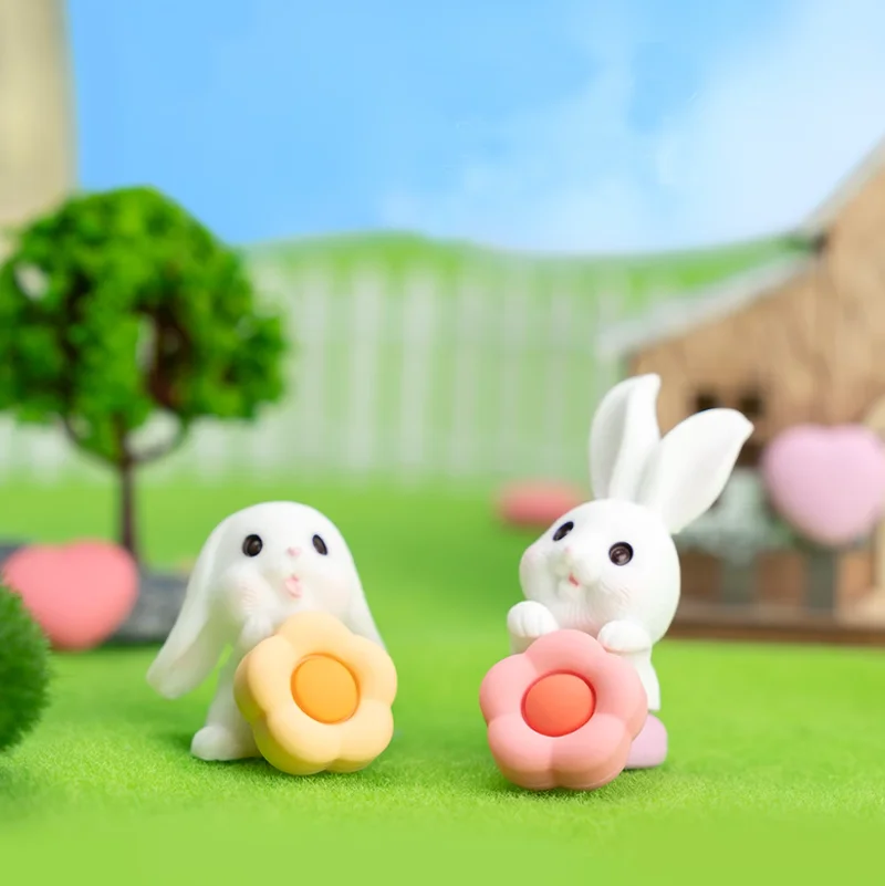 Amor flor silicona pulgar Stick Grip Cap Joystick cubierta para Sony PS5 PS4 PS3 Xbox One Slim Series X/S Switch Pro funda protectora - imagen 2