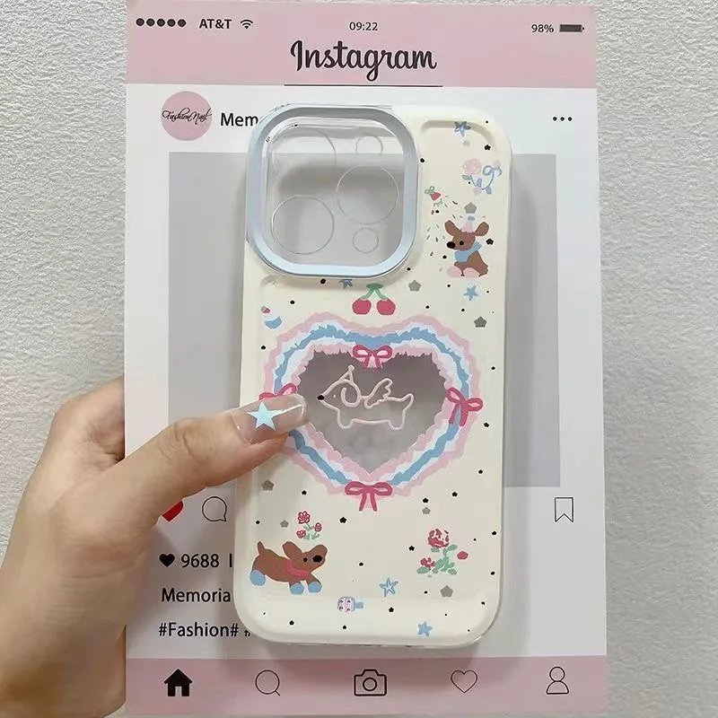Funda de teléfono de dibujos animados con diseño de corazón para Huawei Nova 9 6 7 5 P50 P30 SE Pro Lite Honor 50 4G 5G, funda trasera suave de TPU - imagen 4