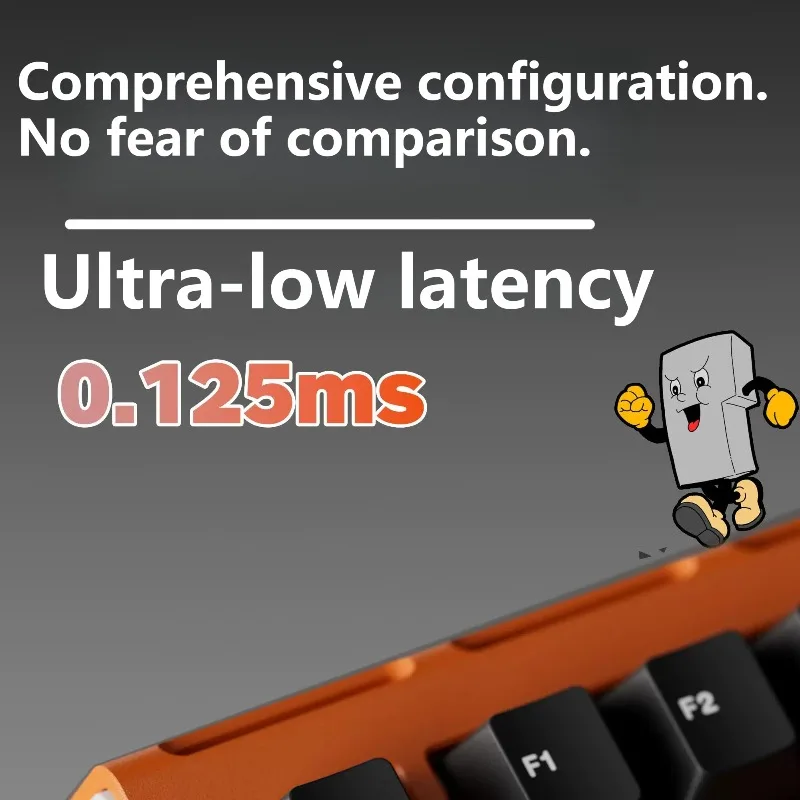 HOVEYWORKS ZENT75-HE teclado con interruptor magnético con cable de aluminio RGB 8KHZ Gateron Pro teclado mecánico personalizado para juegos Esports - imagen 4