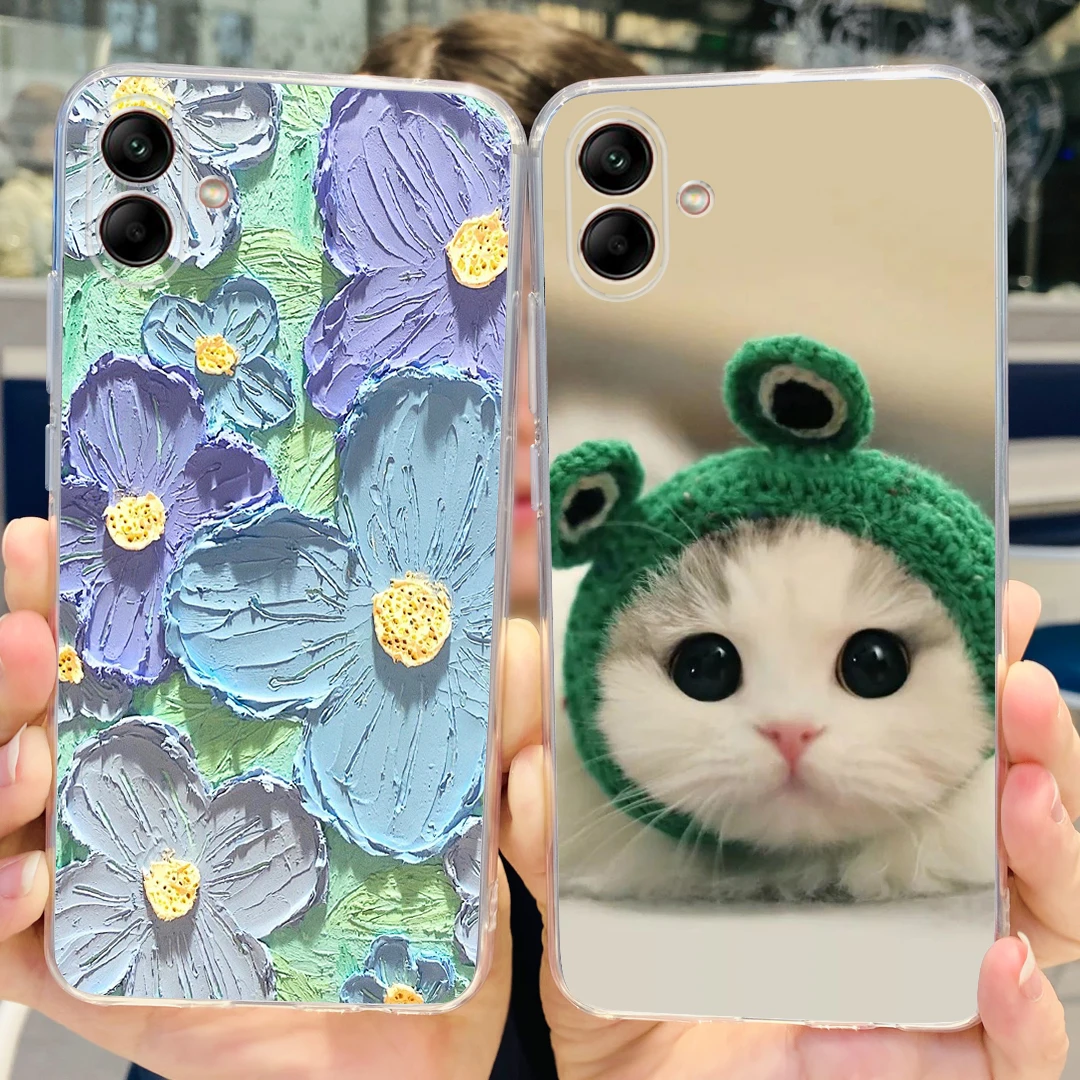 Funda de teléfono para Samsung Galaxy A04, A04e, A04s, elegante, pintada, suave, delgada, A04, A04e - imagen 5