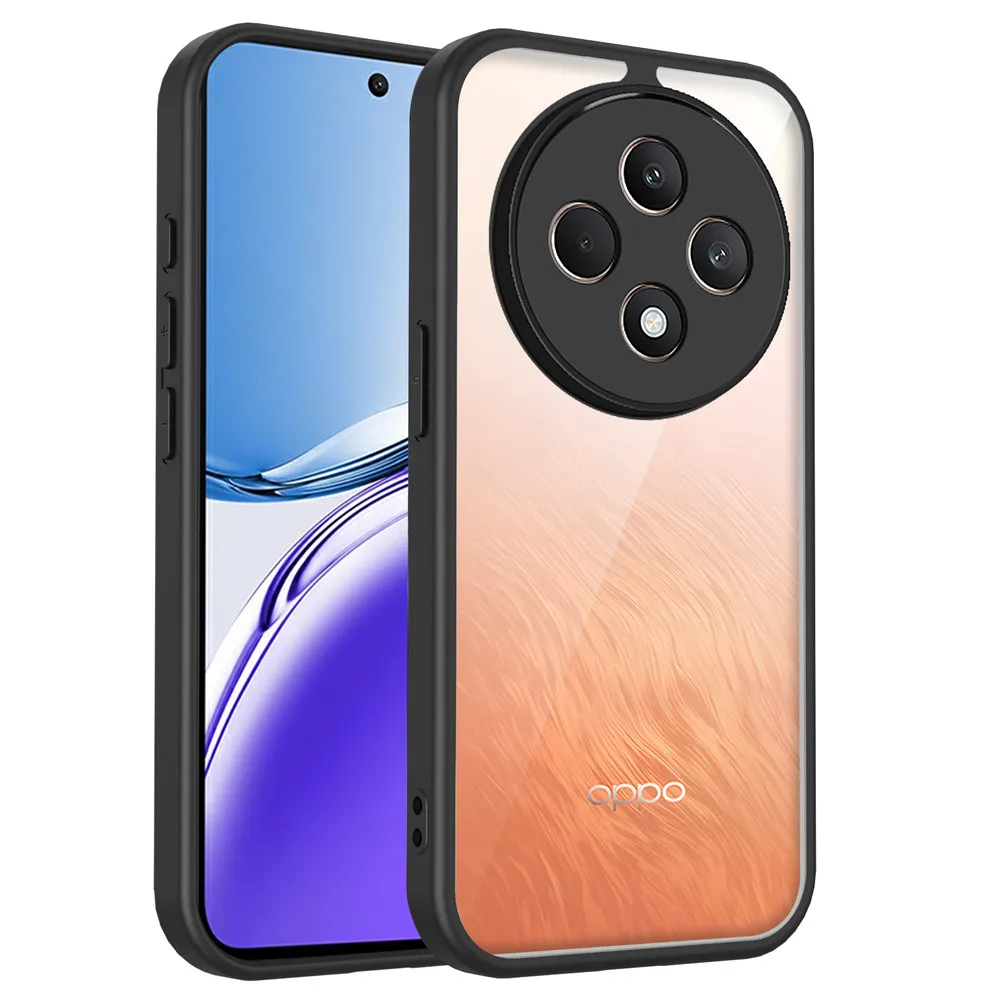 Reno 14F armadura a prueba de golpes funda de teléfono para Oppo Reno 14 Pro 5G 13F 12F 11F 13 12 11 Pro A91 cubierta dura transparente acrílica mate de lujo