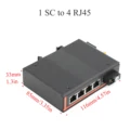 1 SC to 4 RJ45
