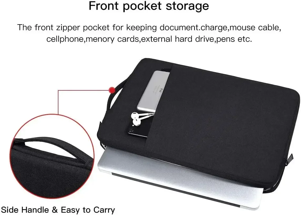 Funda de bolso para tableta Xiaomi RedMi Pad SE 11 "10,61" 12,1 "funda para tableta Xioami Pad 5 11 6s Pro 12,4 Pad 6 Max 14" bolsa de manga - imagen 3