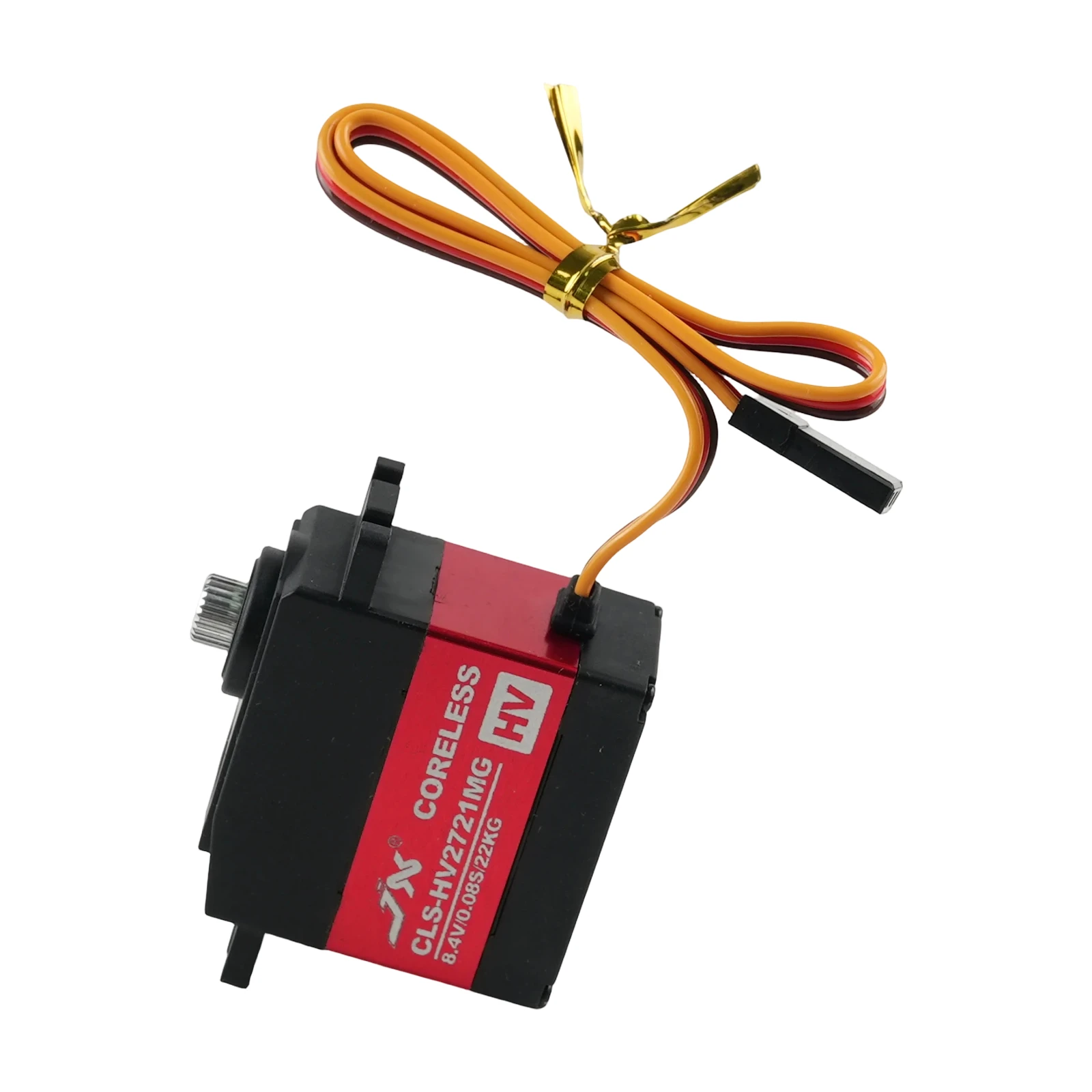 JX CLS-HV2721MG 8,4 V/22 KG Servo Digital Metal Gear IP67 impermeable Digital Motor Sin Núcleo Servo para 1/8 1/10 RC coche Robot - imagen 5