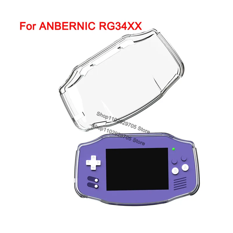 Funda protectora transparente de TPU para consola de juegos portátil ANBERNIC RG34xx, caja de almacenamiento antiarañazos - imagen 2