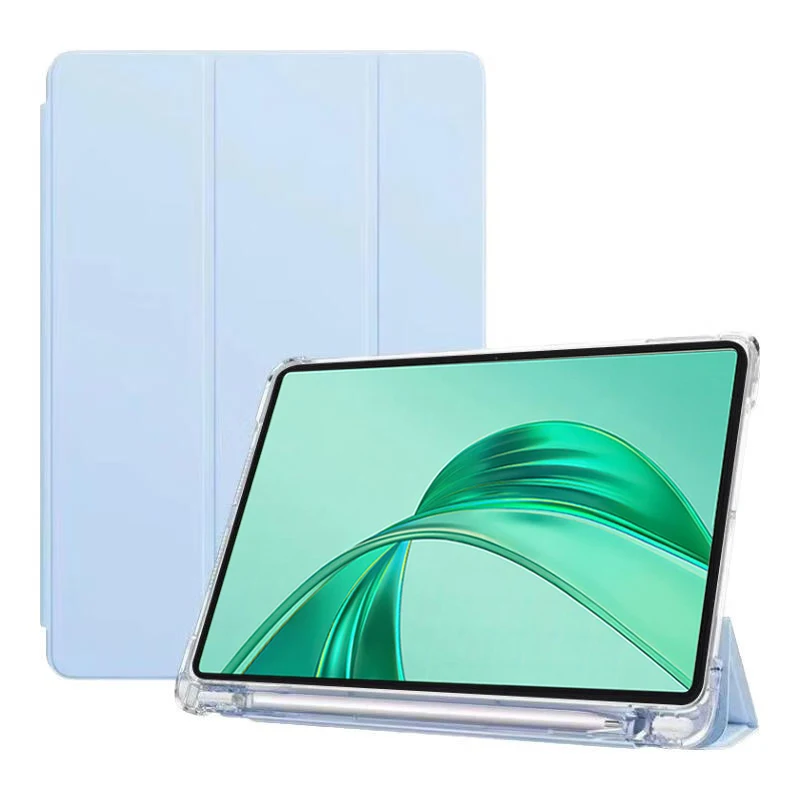 Para Huawei Honor Pad X8A funda con portalápices soporte trasero de TPU triple plegable para Honor Pad X8A NDL-W09 funda para tableta de 11 pulgadas - imagen 4