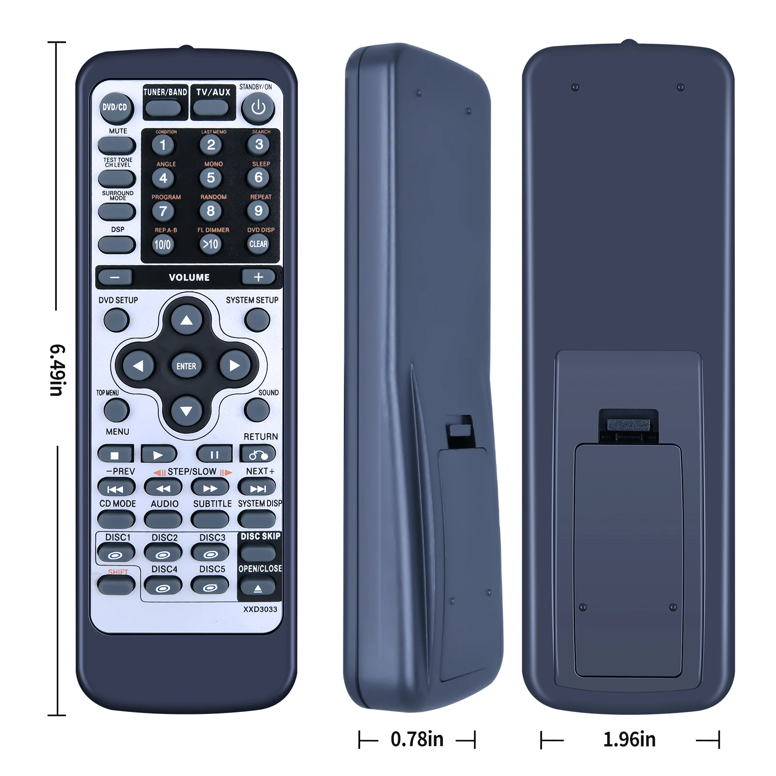 Nuevo mando a distancia XXD3033 para Pioneer DVD CD receptor S-HTD50 S-HTD5 XV-HTD1 - imagen 5