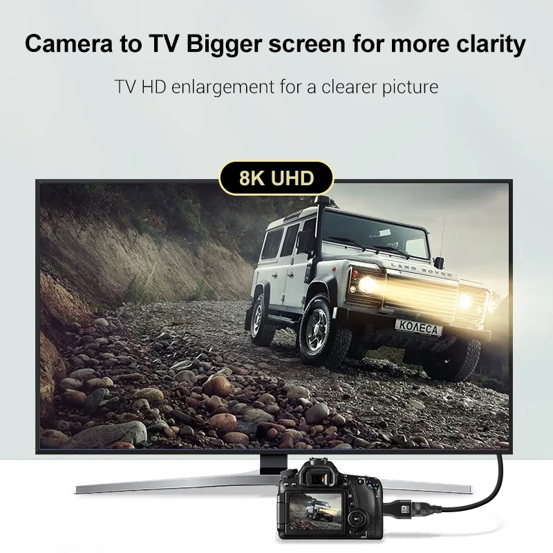 Adaptador compatible con HDMI, convertidor macho a hembra de ángulo recto de 90 y 270 grados, conector HDTV 4K 60Hz 8K 120Hz para PS4, portátil, TV Box - imagen 5