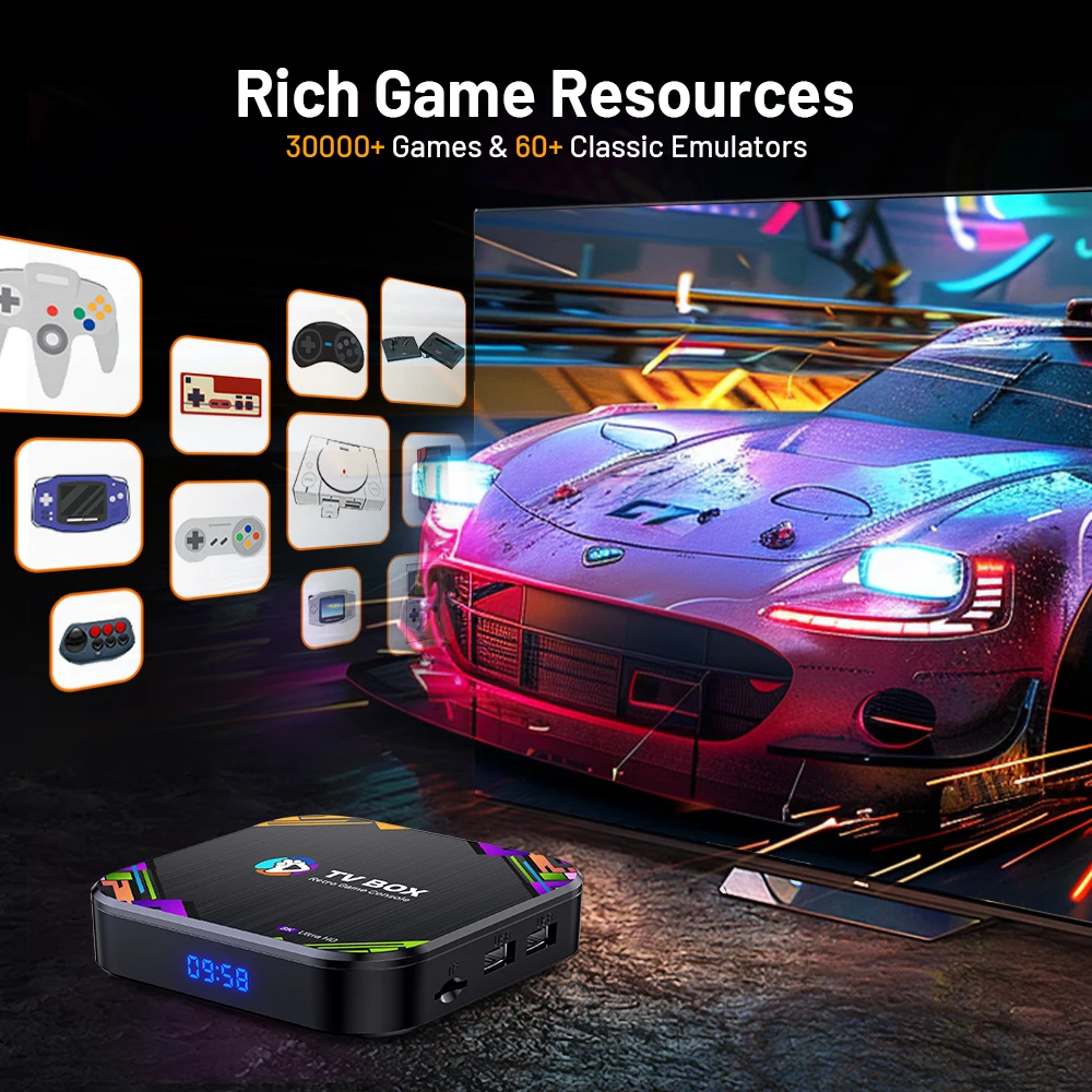 Kinbrick-consola de juegos Retro X8 Super, con 30000 juegos para PS1/PSP/DC/N64/MAME, salida 8K HD con controlador - imagen 3