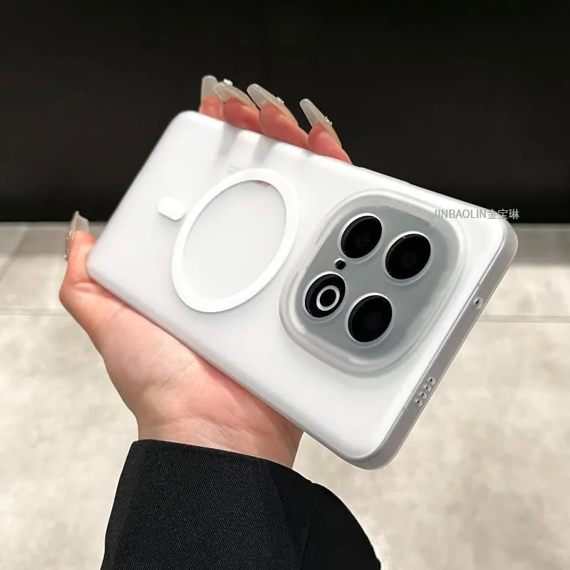 Funda esmerilada mate con carga inalámbrica Magsafe para iQOO neo 10, funda protectora semitransparente Global a prueba de golpes - imagen 4