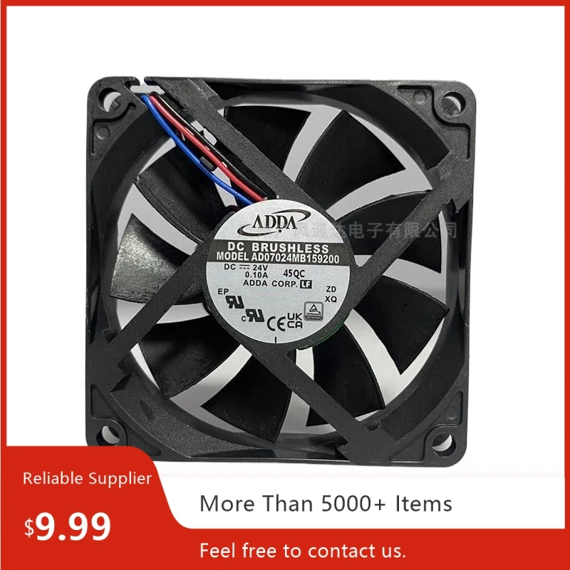 Para ADDA AD07024MB159200 7015 24V 0.1A 7CM ventilador de refrigeración silencioso