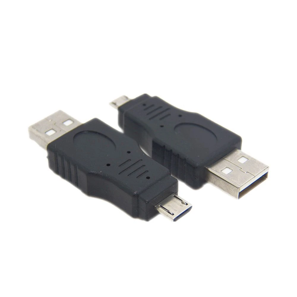 El más nuevo convertidor adaptador USB USB a Micro 5p USB 2,0 A enchufe a Micro B adaptador de Cable de carga y datos para Samsung para HTC