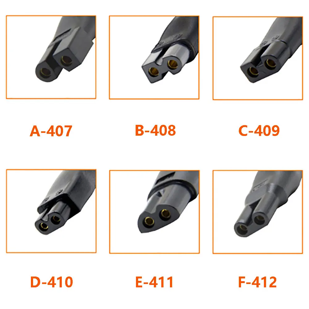 Juego Universal de 7 piezas de cable de alimentación, cargador de repuesto de 5V, Cable adaptador USB adecuado para todo tipo de cortapelos eléctricos - imagen 4