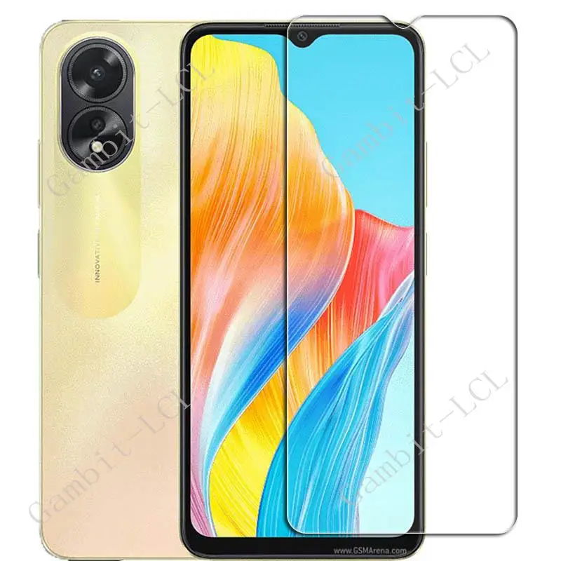 Protector de pantalla de vidrio templado para OPPO A38, 4G, 6,56 ", cubierta de película protectora de pantalla para OPPOA384G, OPPOA18, A18, A, 38, A2x, 5G, CPH2579, 2 piezas - imagen 2
