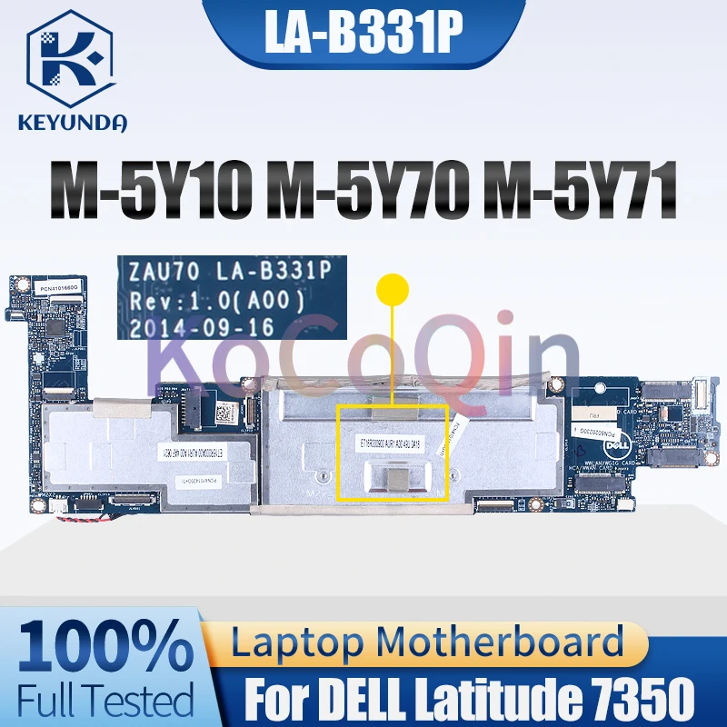Placa base para portátil Dell Latitude 7350, LA-B331P, M-5Y10, M-5Y10C, M-5Y70 de RAM, 4G, 0, TRWNX, 0J97J1, 0057NK - imagen 3
