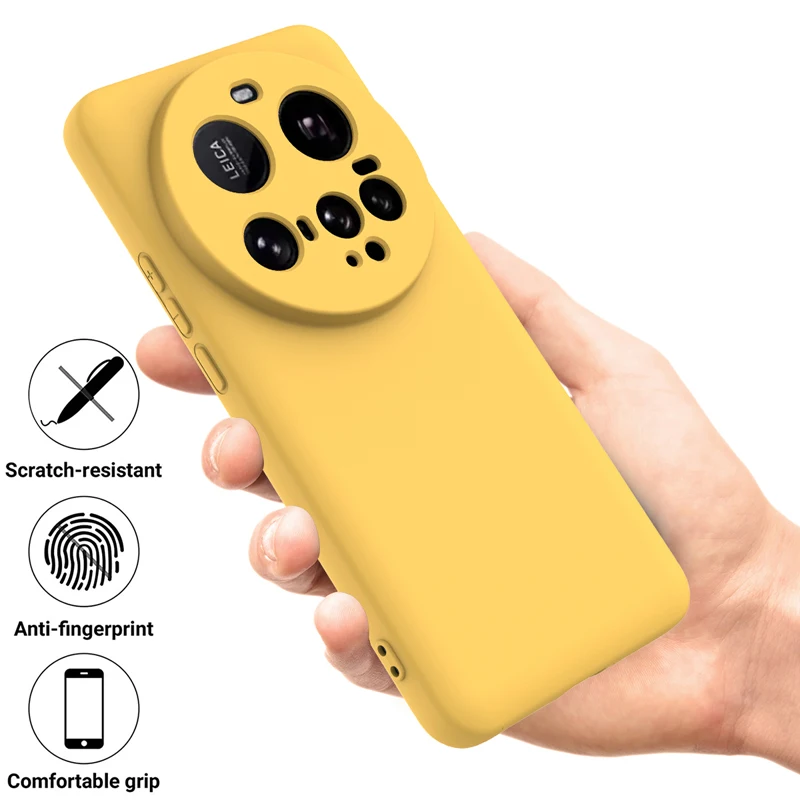 Para Xiaomi 15 Ultra funda ELVEV buena calidad Linda funda protectora de silicona líquida para teléfono con una capa de terciopelo en el interior - imagen 2