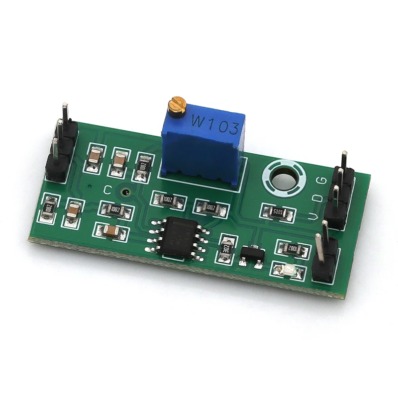 Módulo comparador de voltaje LM393 3,5-24V Control de comparador analógico de salida de alto nivel con indicador LED - imagen 4