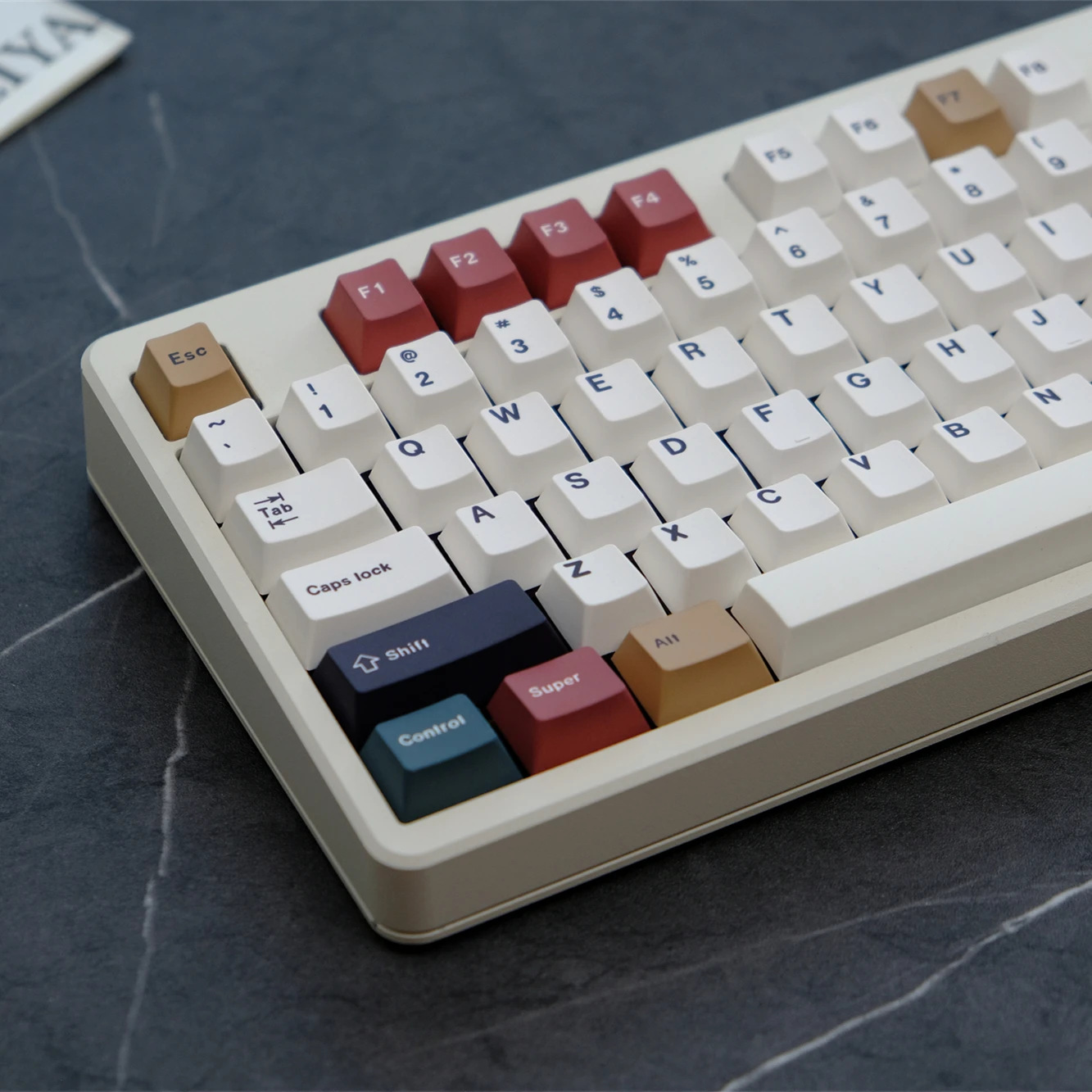 Cherry-teclas PBT para juegos, Teclado mecánico con luces mixtas, coreano, inglés, GMK, clon, 151 teclas, GMK67 - imagen 4