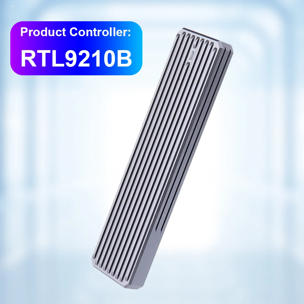 M.2 NGFF/SATA USB Case 1000 MB/s Caja de unidad de estado sólido externa Caja SSD portátil para 2230/2242/2260/2280 22110 - imagen 2